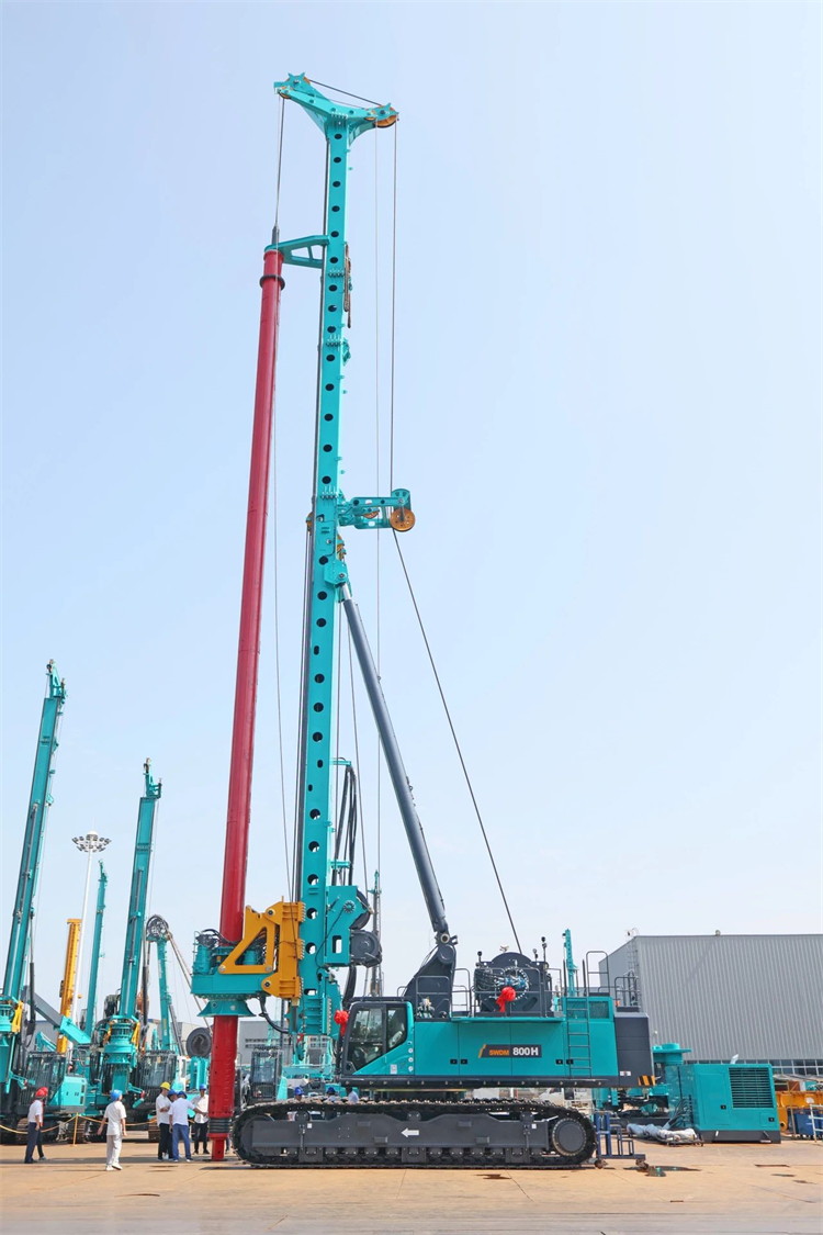 再战世界级工程！山河智能超级旋挖钻机SWDM800H助建杭州湾跨海铁路桥项目