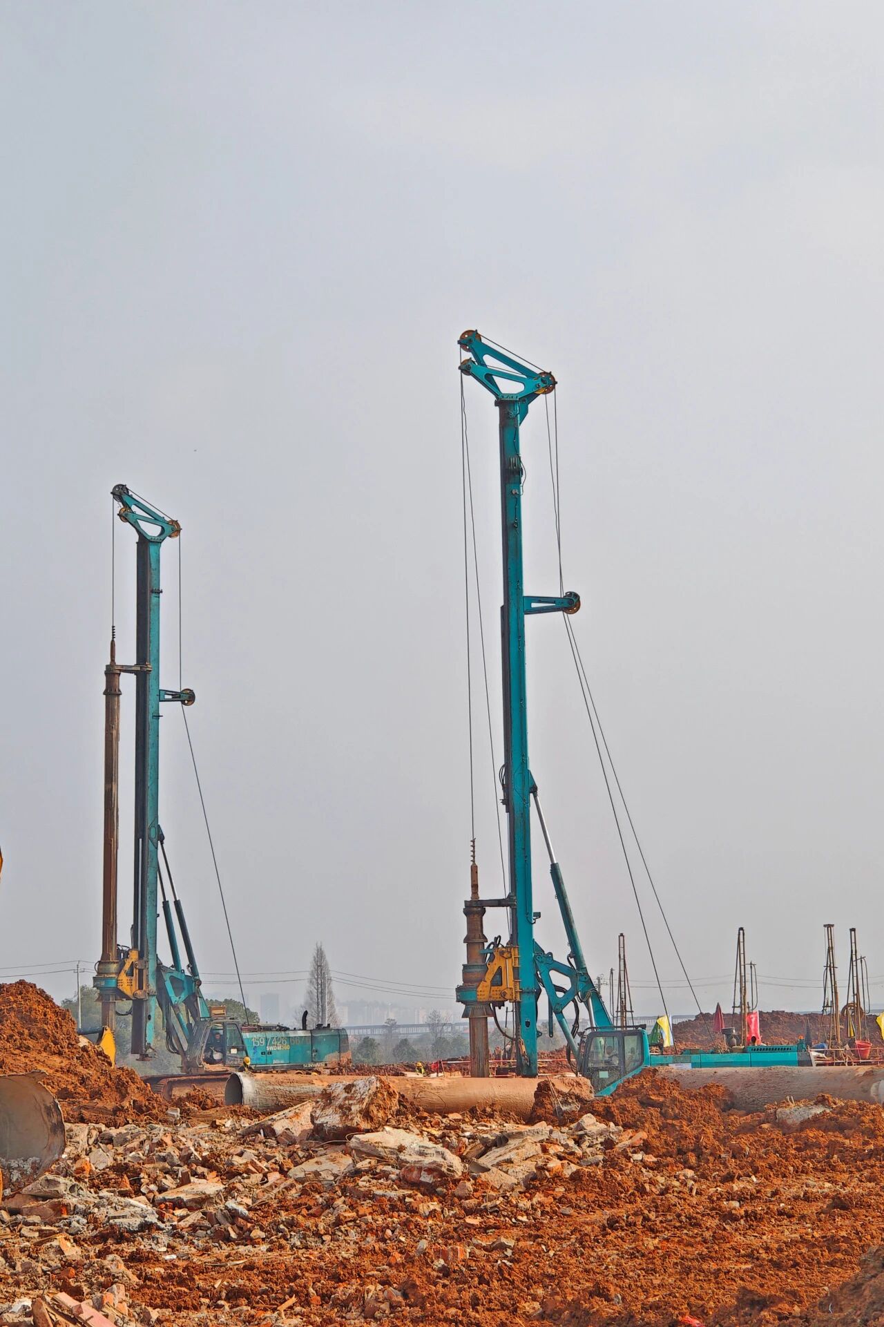 刷新“进度条”、构筑新地标!山河智能旋挖集群助力长沙奥体中心建设