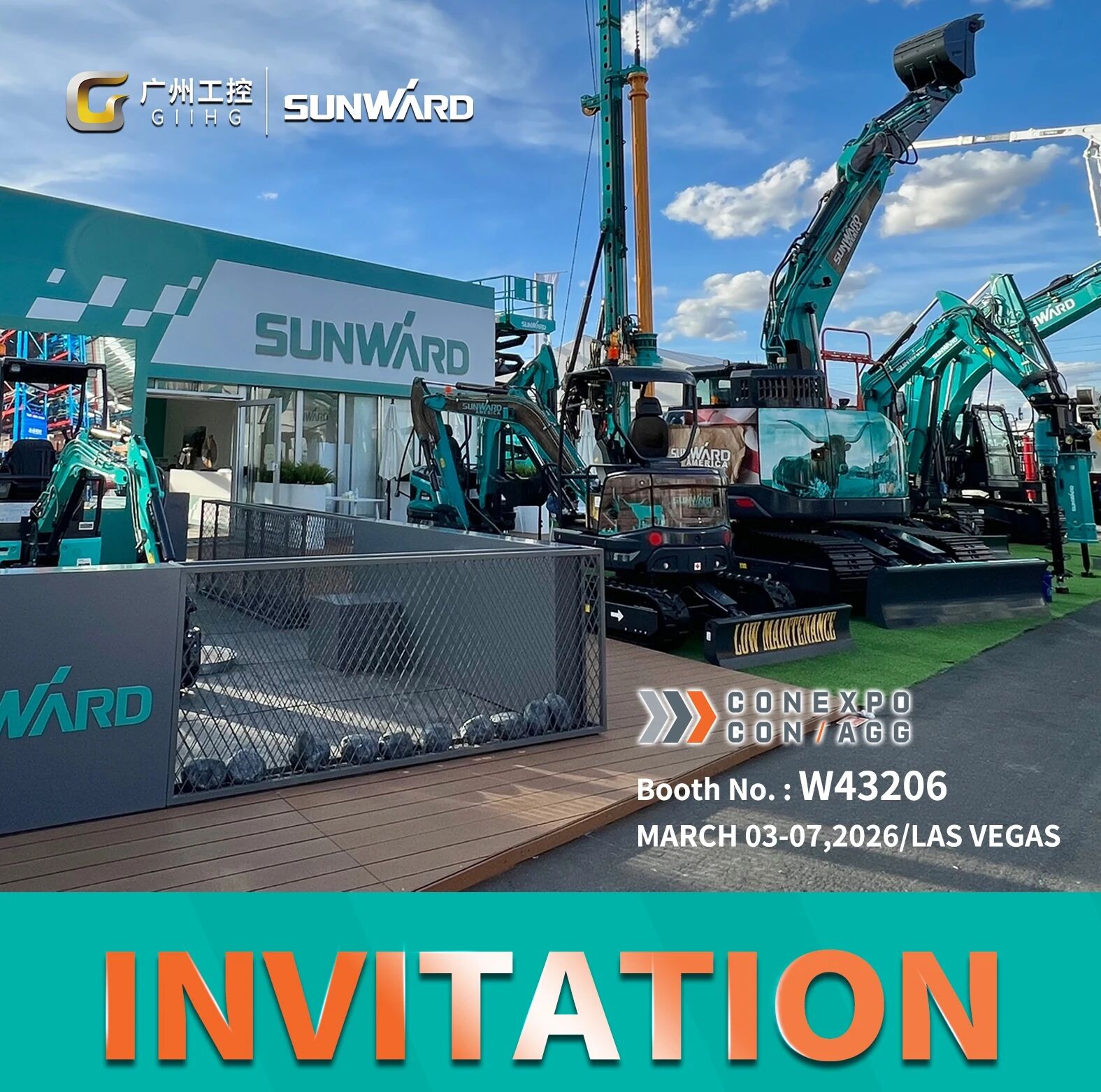 山河智能与您相约2026美国拉展!