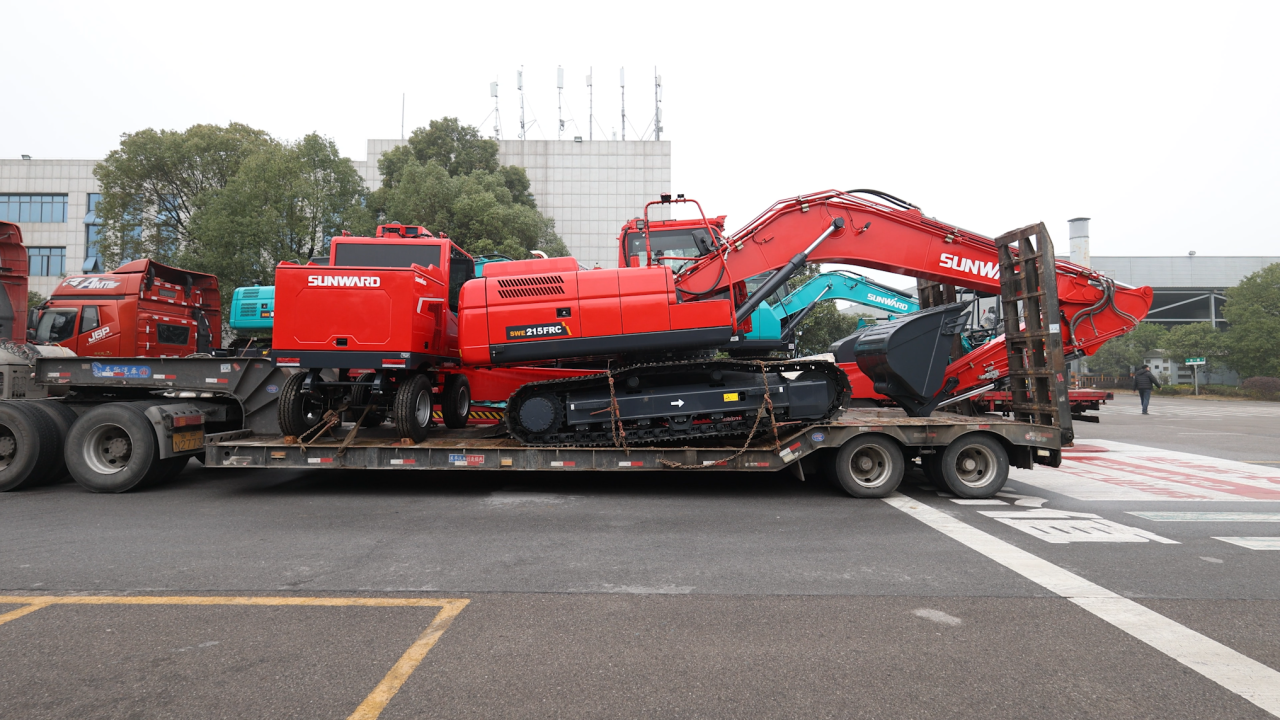 山河智能举行2026年正月系列发货仪式,过亿元设备奔赴全球