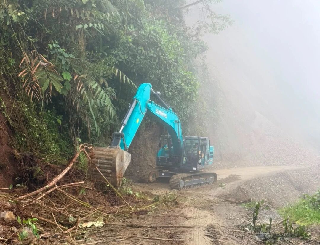 跨越山海 驰援灾区|山河智能参与哥伦比亚强震救援工作